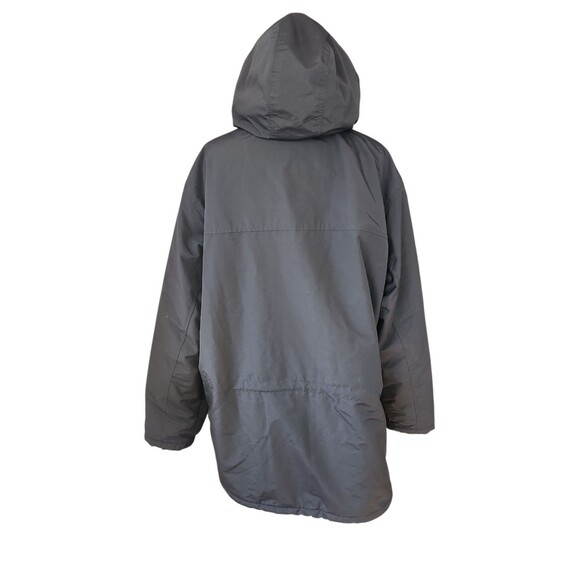 Lands' End Squall Polartec Hooded Parka Mens XL Black Outdoors Winter Camping - Picture 3 of 9